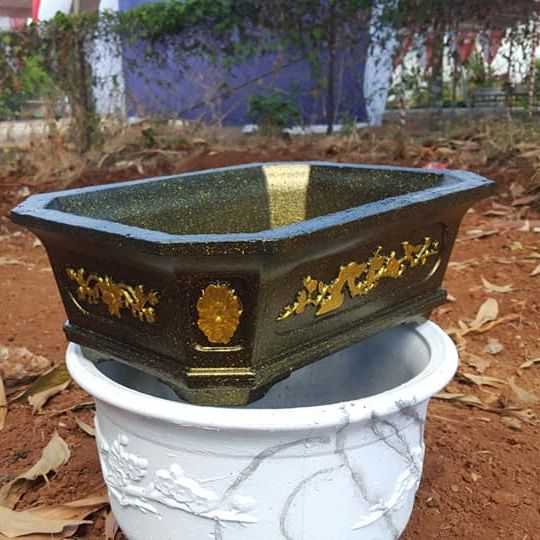 khuôn đúc chậu cảnh chữ nhật 45 (khuôn chậu ABS có lòng trong)