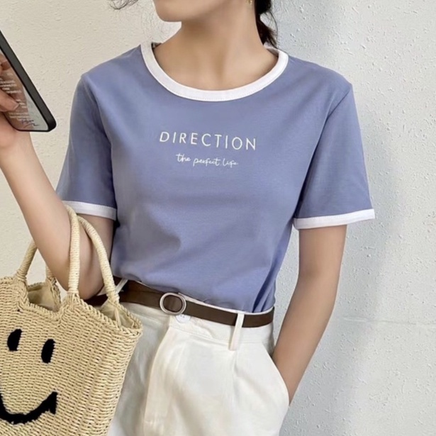 Áo croptop Direct phối cổ
