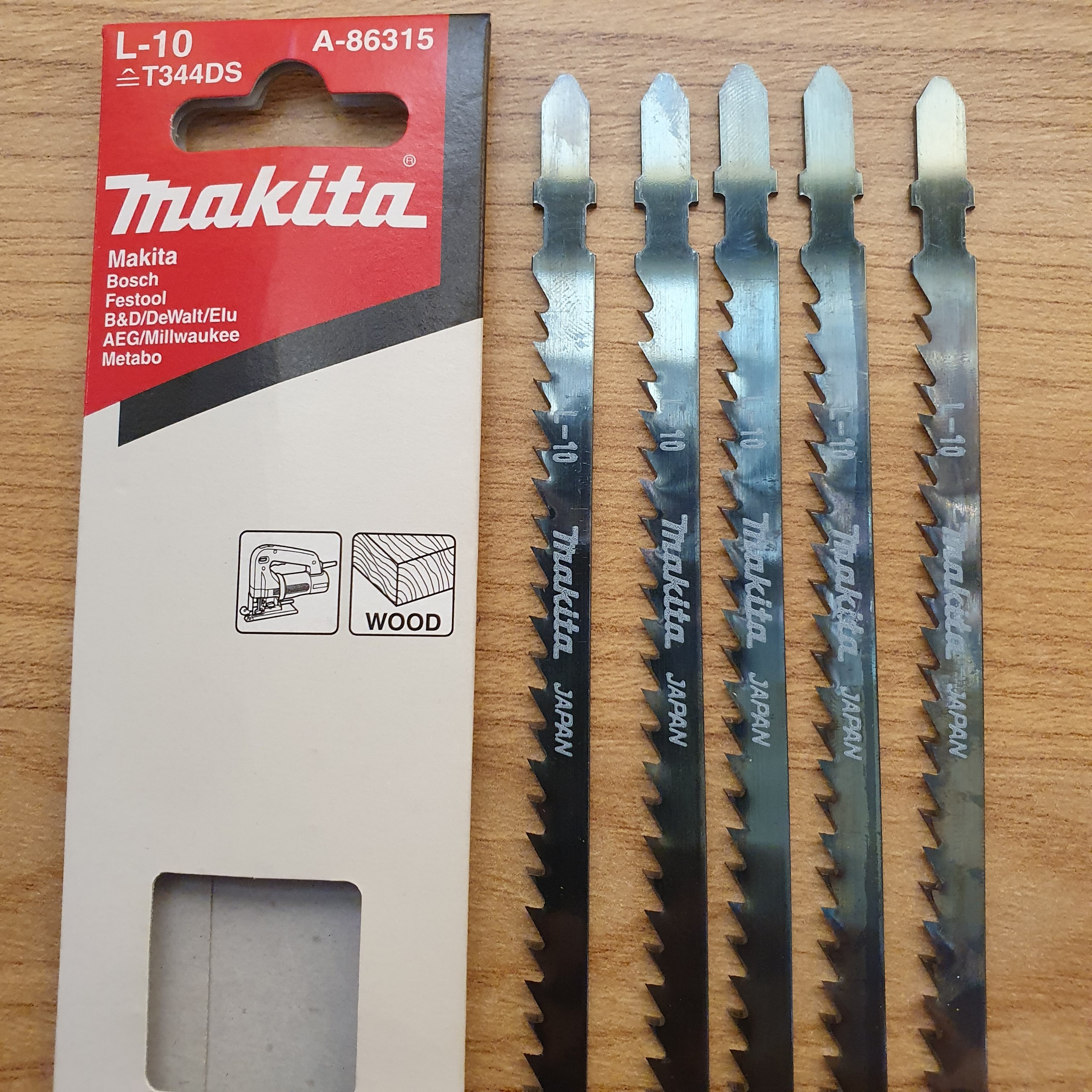 Lưỡi cưa lọng gỗ dài 180mm makita a-86315