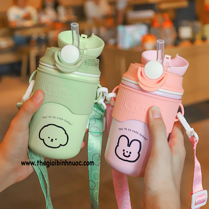Bình Giữ Nhiệt Nút Bật 500ML B496