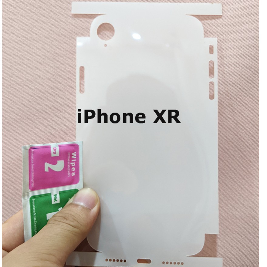 Miếng dán PPF 360 độ full đến từng lỗ loa Iphone Xr