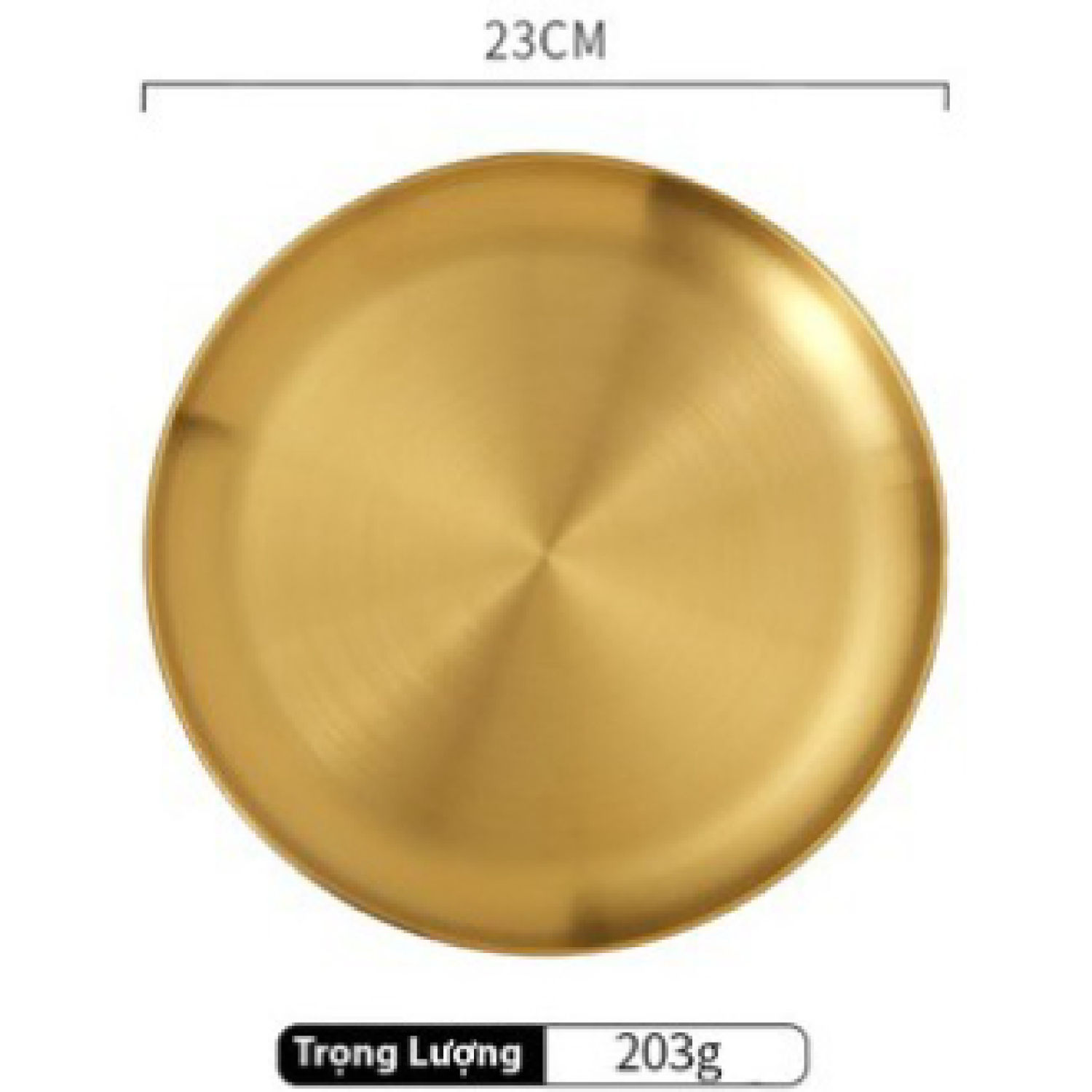 Đĩa inox vàng không ăn mòn cao cấp 2022 | đĩa inox vàng nông chuyên dụng ăn salat , mỳ ý , đồ ăn vặt.... hàn quốc