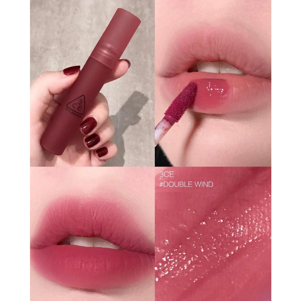 Son Kem Lì 3CE Mịn Nhẹ Như Mây 3CE Cloud Lip Tint 4g Official Store Lip Make up Cosmetic