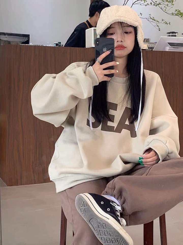 Áo nỉ sweater in chữ SEA (trọng lượng từ 40kg đến 70kg )