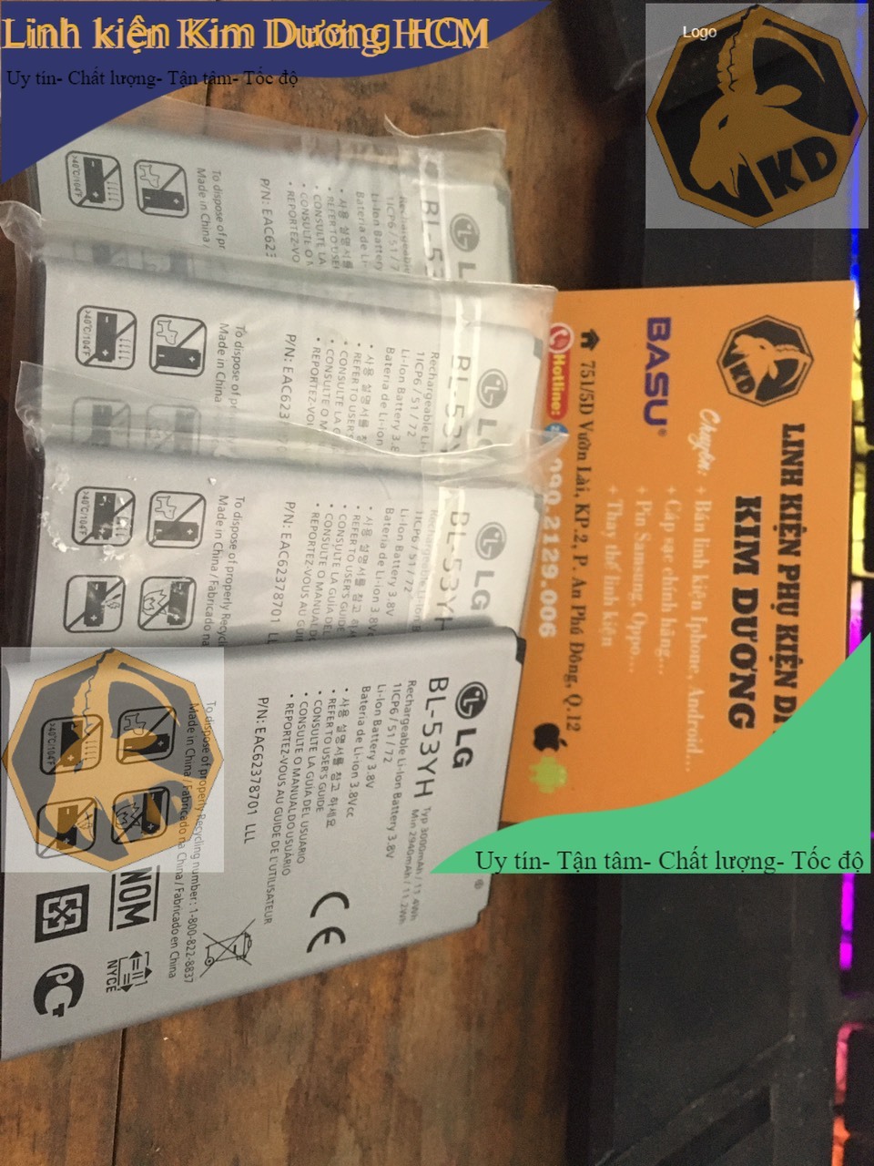 [HCM]Pin LG (BL-53YH) G3/ F400/ D855/ D830/ VS985 ( 3000mAh)