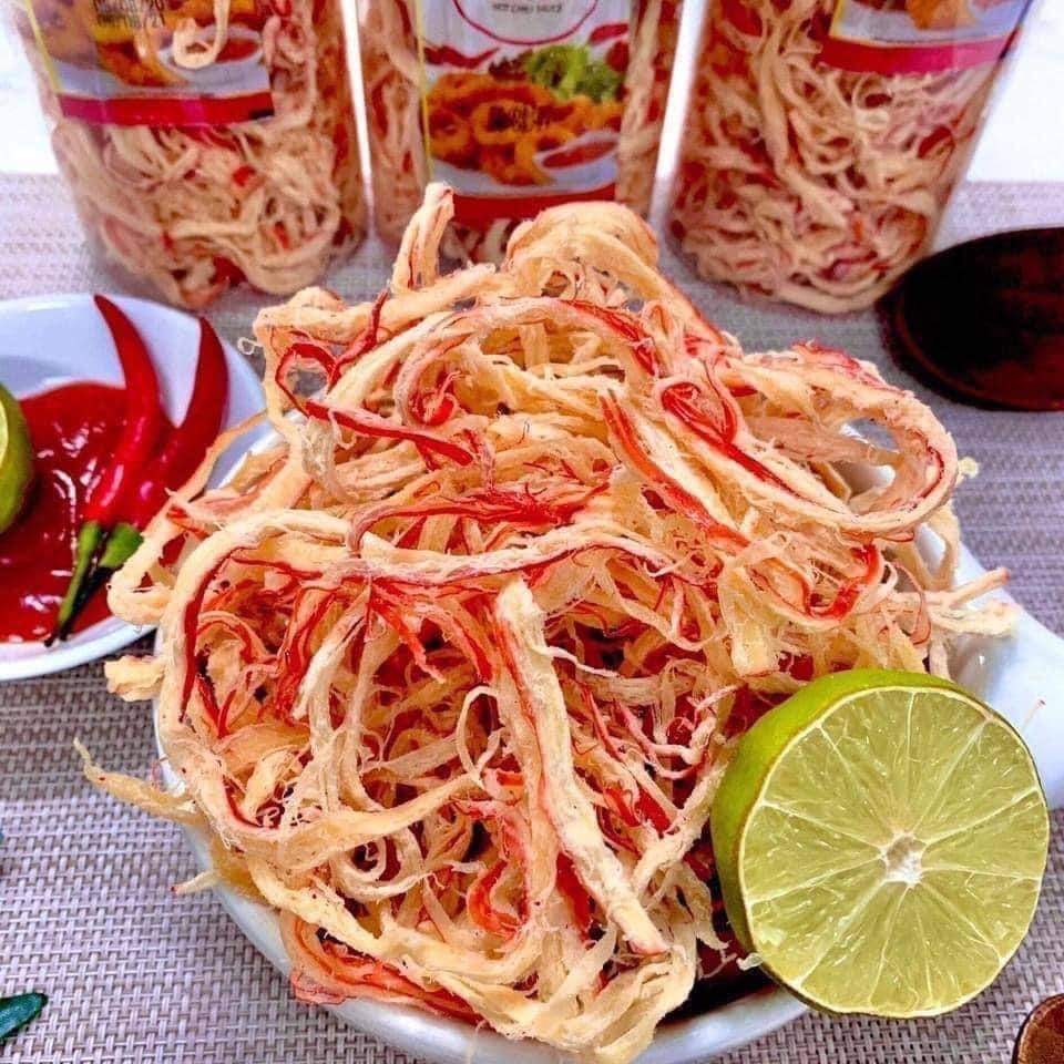 Mực Hấp Dừa Xé Sợi 200g