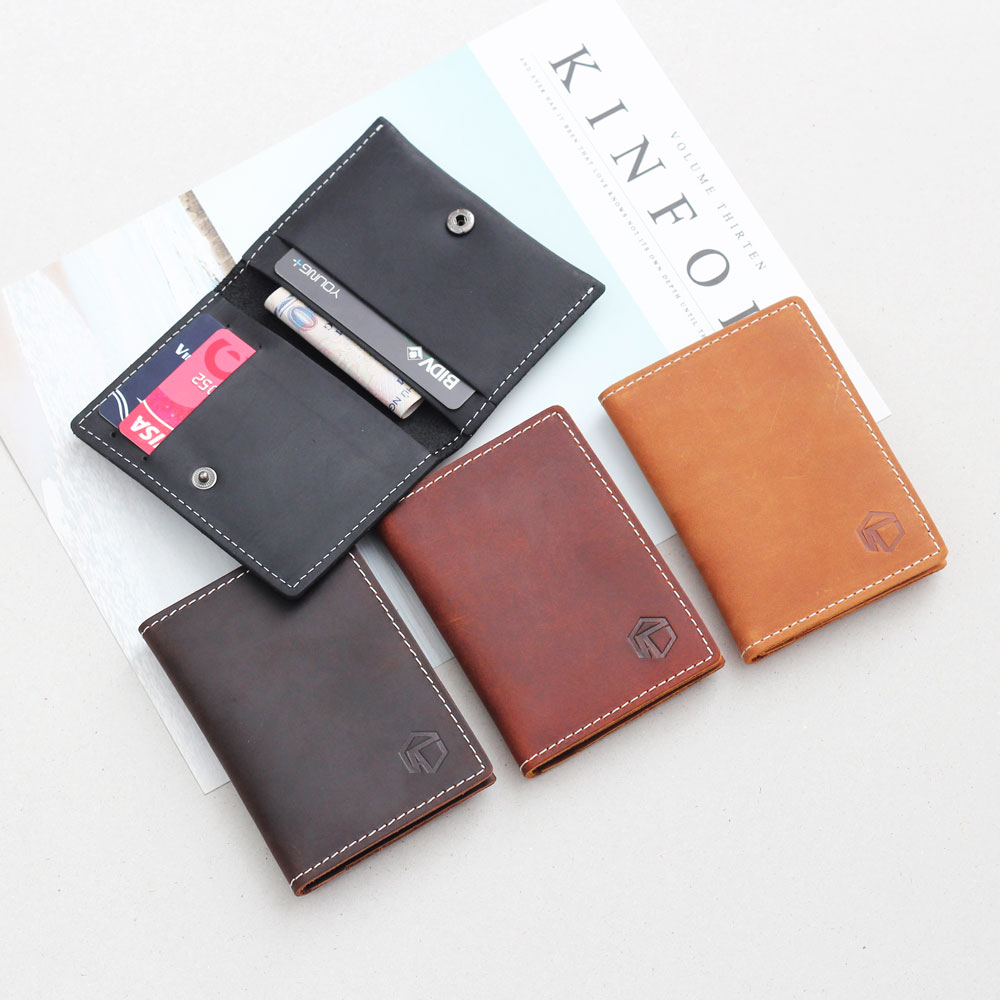 Ví card da bò Handmade AT Leather - MSC-02