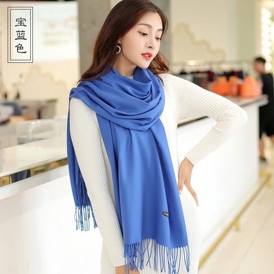 Khăn quàng Cashmere phong cách Hàn Quốc