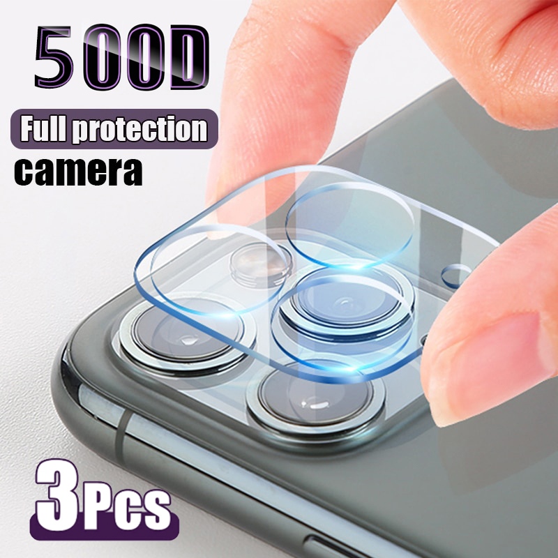 cw 3 2 in 1 Camera Lens Protector For iPhone 13 11 12 14 Pro Max HD Full