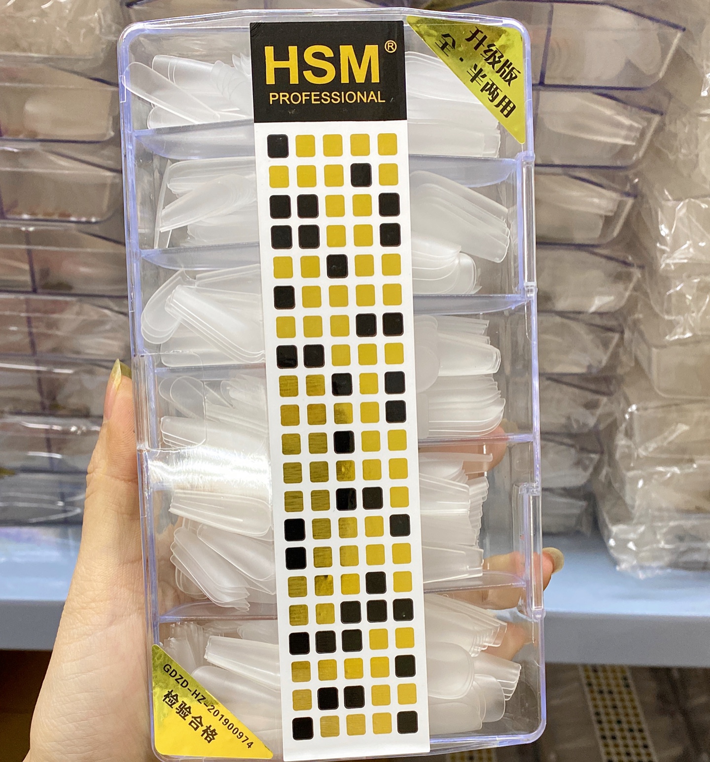 Móng Up HSM Nhám Phom Thang Màu Đục ,Trong - Mini Nails