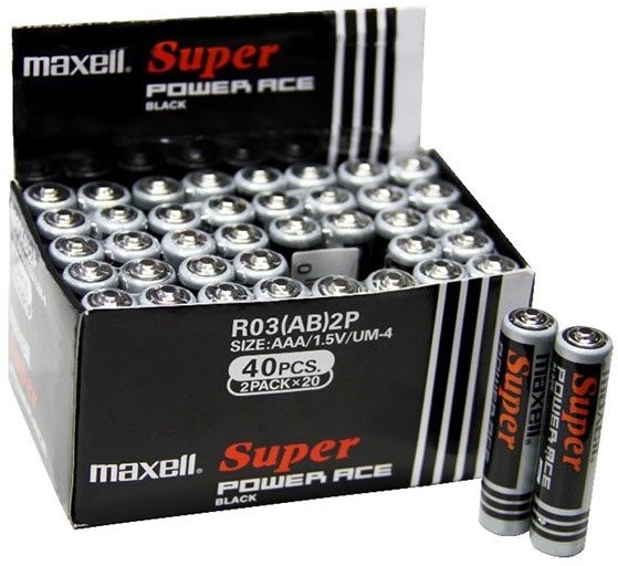 Hộp 40 pin tiểu aaa 1.5v maxell superpower ace black R03 ab 2p - aaa 1.5v maxell 40v, sản phẩm đa dạng về mẫu mã, kích cỡ, chất lượng đảm bảo, cam kết hàng nhận được giống với mô tả