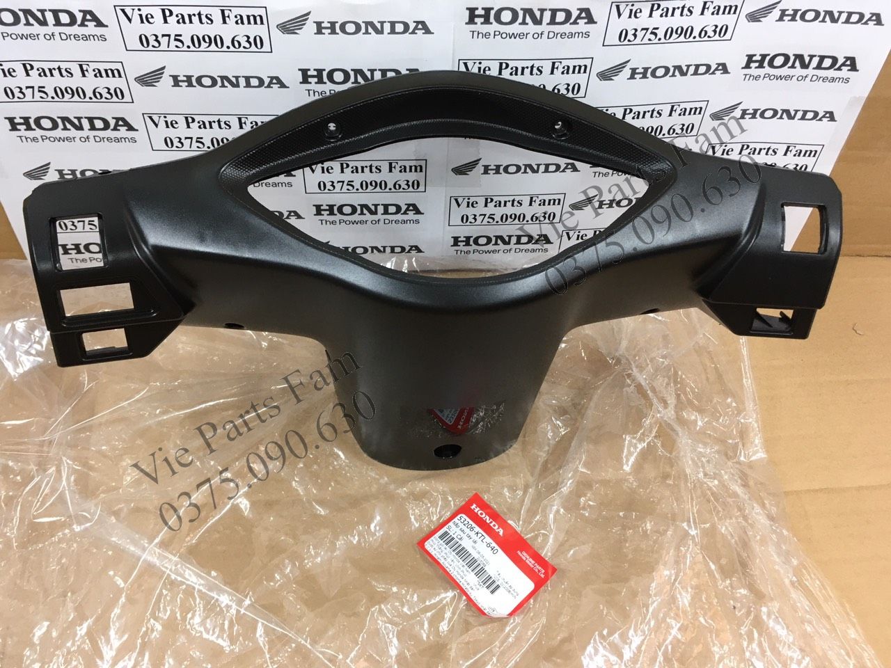 Nắp sau tay lái/ Ốp đầu sau Wave RSX 100 2008-2009, Chính hiệu Honda Motor VN