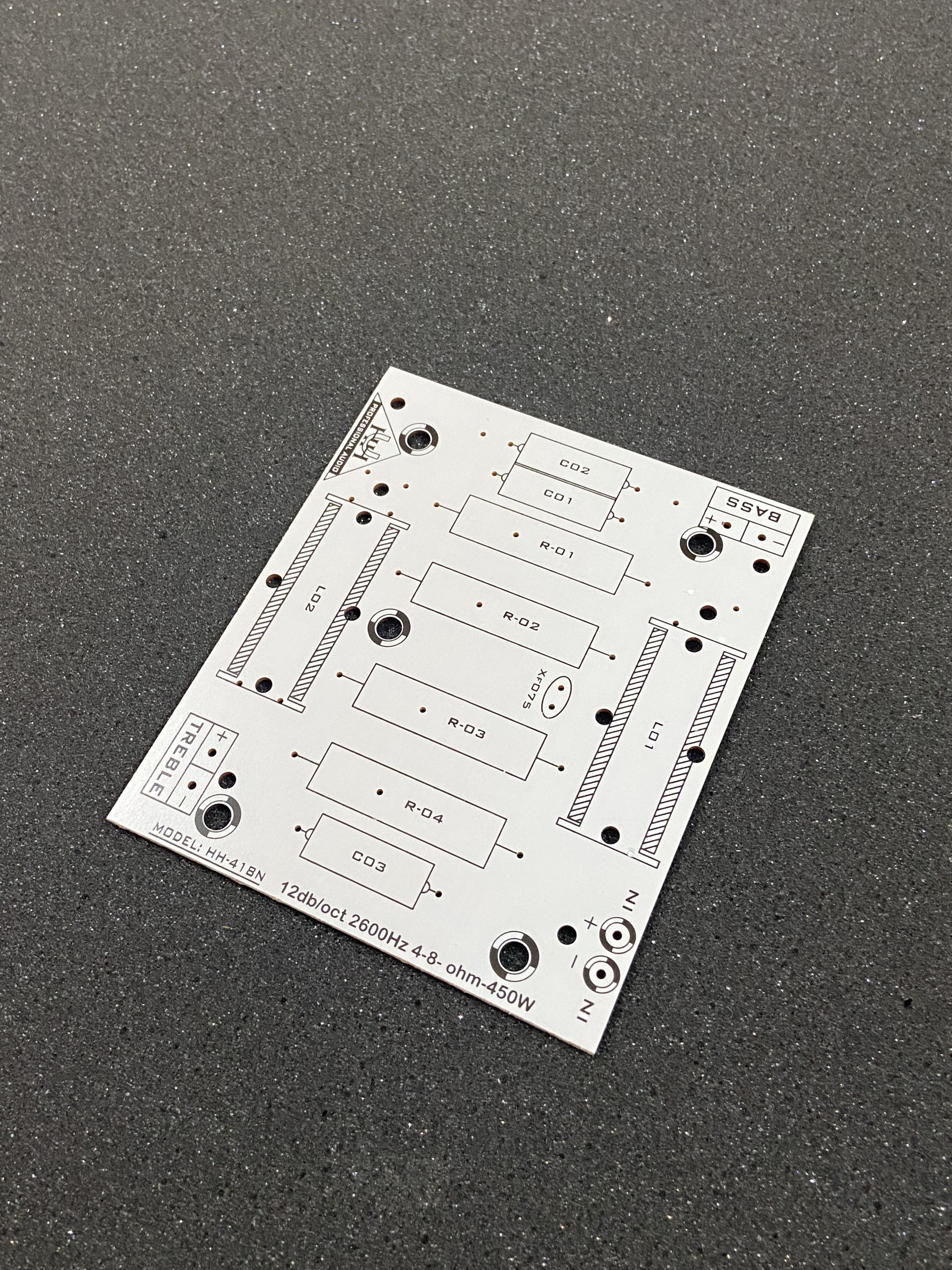 Bo mạch in pcb phân tần loa 1 bass 1 treble ( 1 cái)