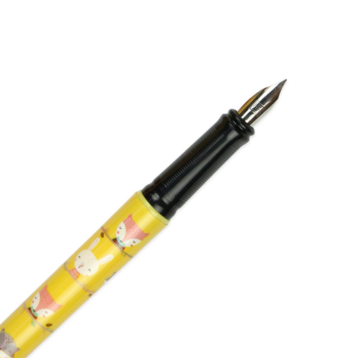 Bút máy nét hoa Hồng Hà Pattern Y01 2278 , Ngòi mài nét hoa 0.5mm công nghệ mới, dễ dàng tạo nét thanh nét đậm khi viết