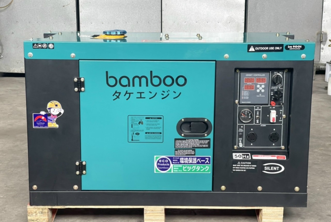 Máy Phát Điện Chạy Dầu Bamboo 8Kw BMB9800ET Đề Cót