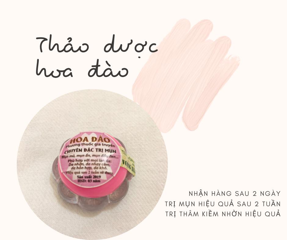 Combo 3 hộp kem mụn thảo dược Hoa Đào