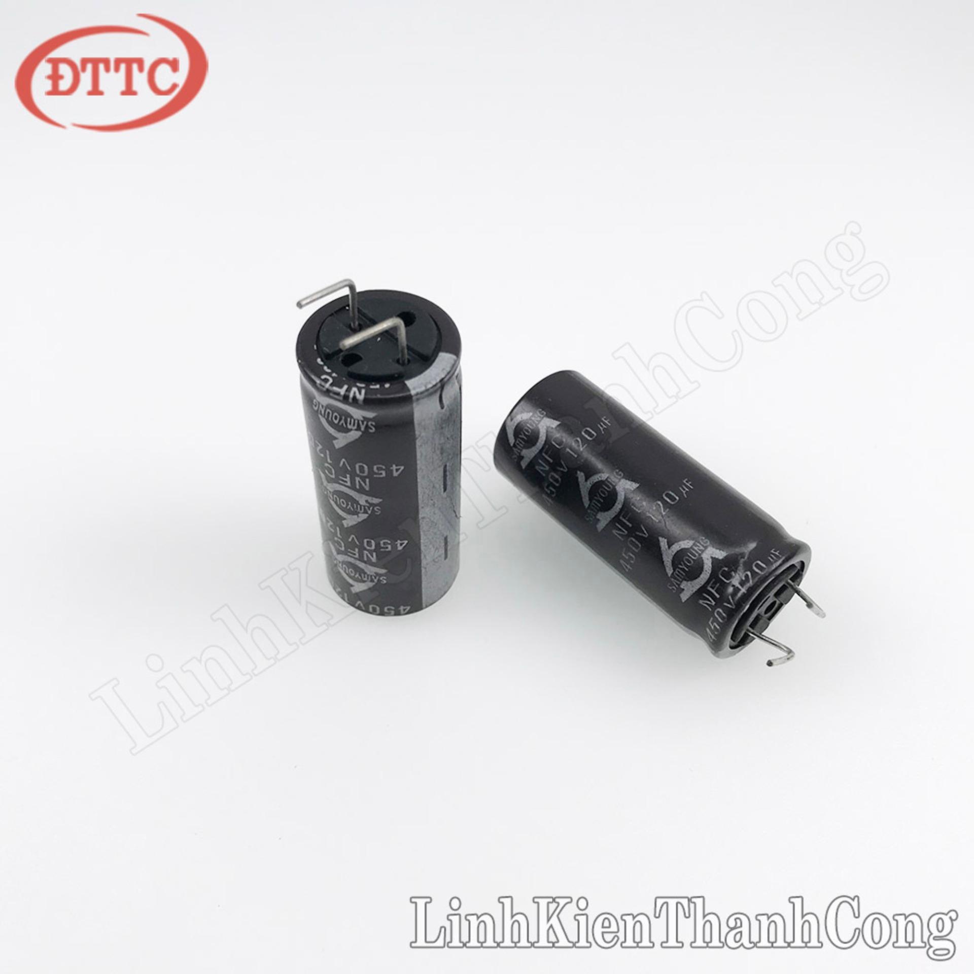 Tụ SAMYOUNG 120uF 450V (18x40mm)