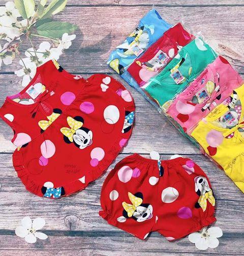 Combo 4 bộ đồ tôn (tole - lanh) cho bé gái cực xinh (4-9kg) (Giao mẫu ngẫu nhiên)