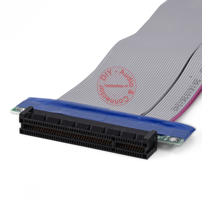 Dây cáp riser nối dài mở rộng khe cắm PCI-E 8X cho PC Máy tính để bàn 18.5Cm