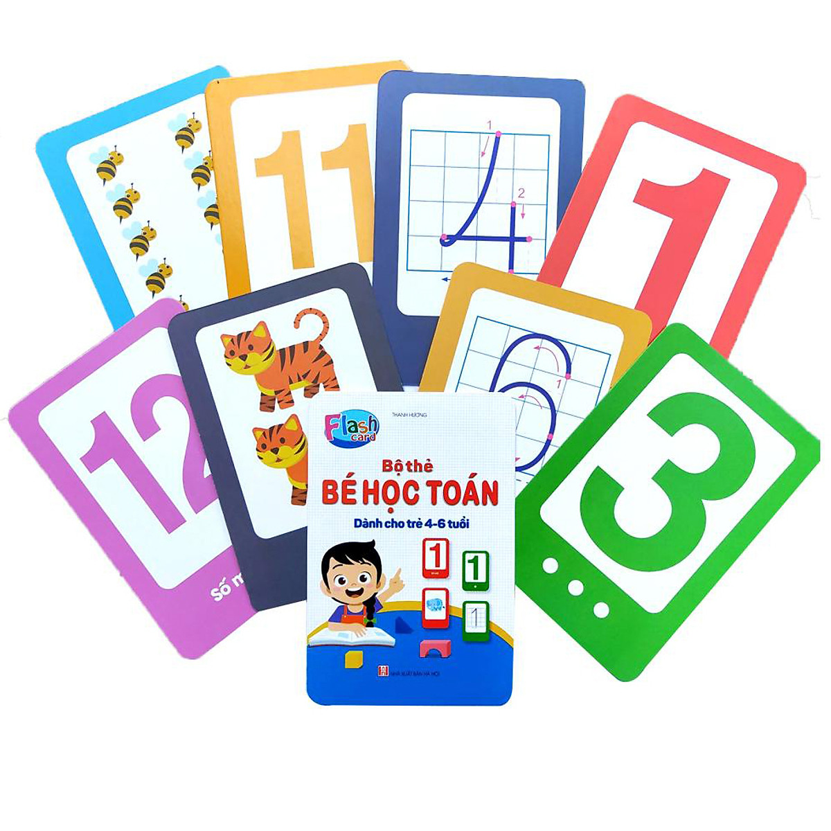 Bộ thẻ bé học toán (dành cho trẻ 4-6 tuổi)