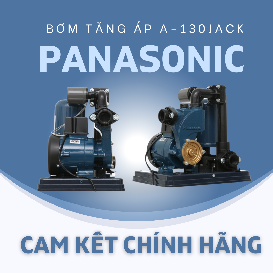 MÁY BƠM TĂNG ÁP ĐẶT NGOÀI TRỜI PANASONIC A-130JACK - 125W