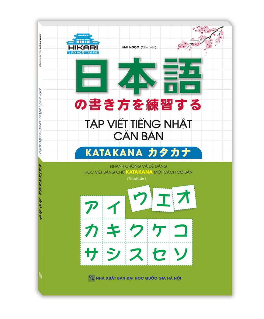Tập viết tiếng nhật căn bản katakana