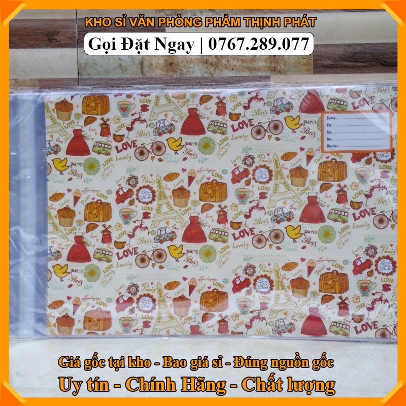 [HCM]Giấy bao tập + nhãn + giấy kiếng ( 1 xấp - 10 tờ)