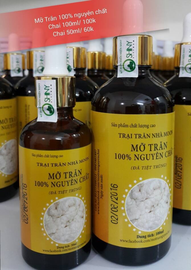 Mỡ Trăn Gia Nhiệt SHINY Nguyên Chất 100%.