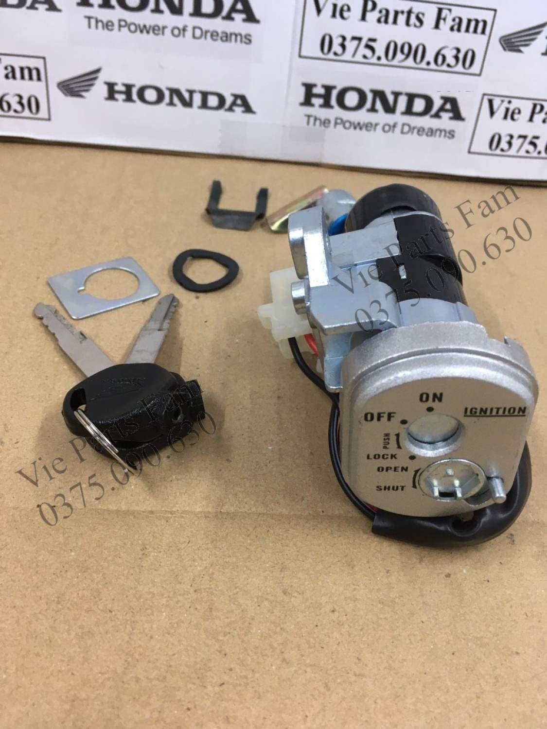 Bộ khóa điện Wave RS 6 dây (Hàng tốt)