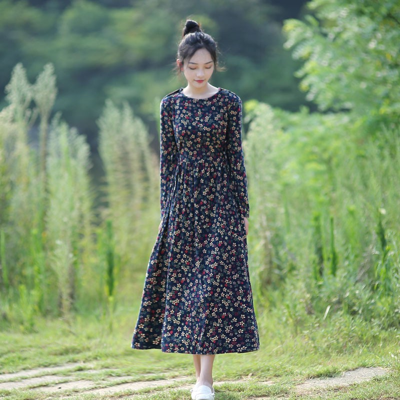 VÁY ĐẦM HOA NHÍ VITAGE CỰC XINH