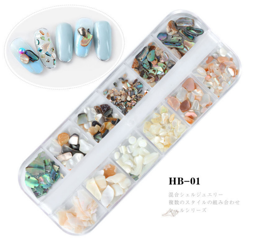 phụ kiện trang trí móng mix sỏi charm ngọc...