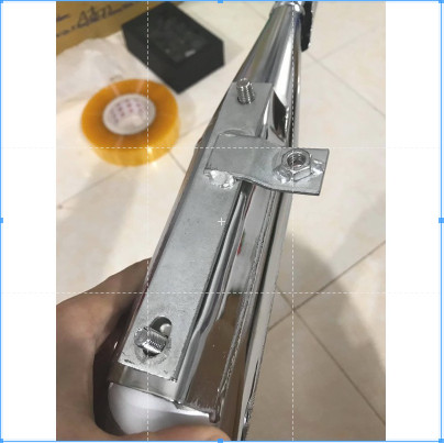 Pas ( tai ) Pô 2543 lắp Dream việt, Dream 50cc ( càng trắng )