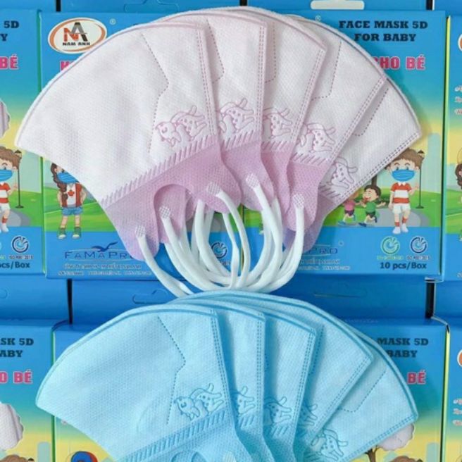 HỘP 10 CÁI KHẨU TRANG Y TẾ CHO BÉ