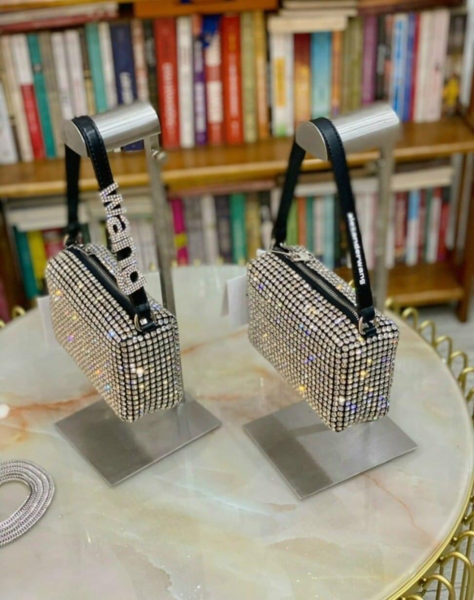 Túi Alexangder.WANG Đính Đá Fullbox Cao Cấp Siêu Xinh (Authentic Tuồn)