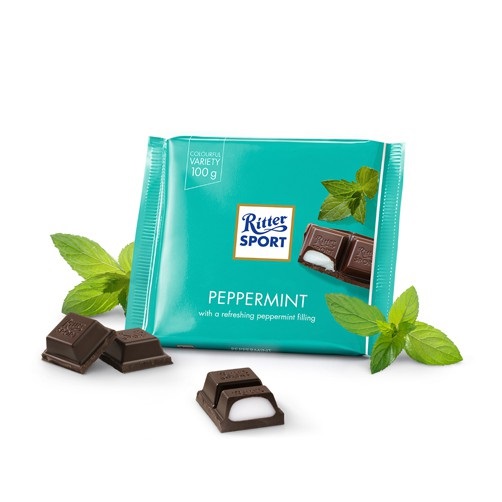 Socola Ritter Sport nhân bạc hà 100g