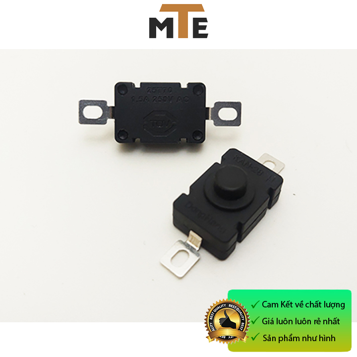 Công tắc đèn pin 2P KAN-28 dạng ấn ON OFF