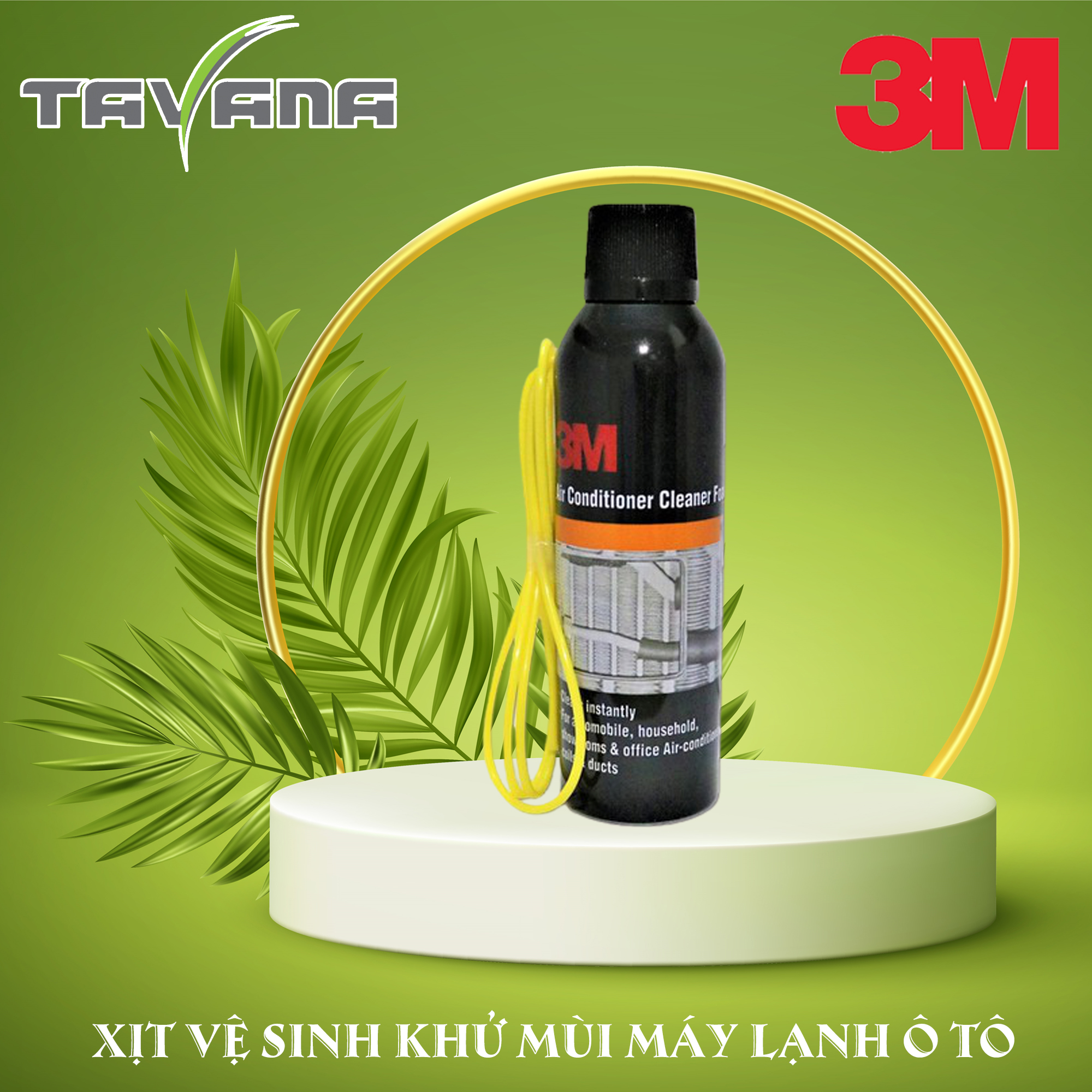 Chai xịt vệ sinh hệ thống điều hòa ô tô 3m 3m-acc