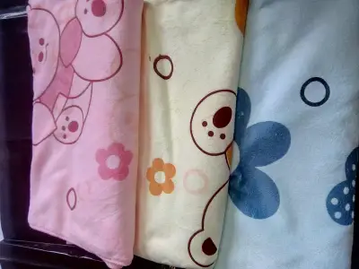 Combo 2 khăn thiết kế Hàn Quốc Kiba 1m và 1m4