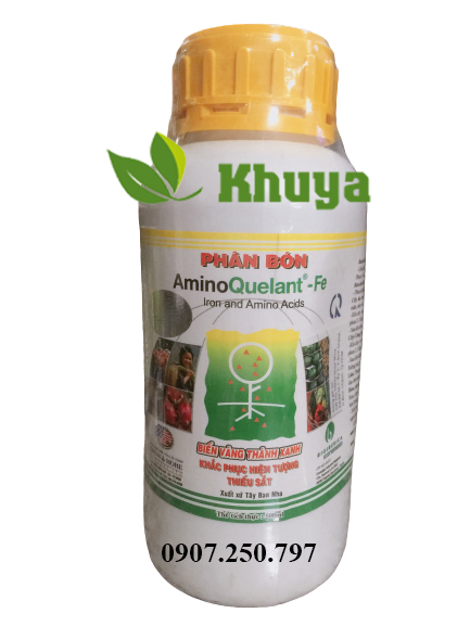 Phân bón lá Growmore AminoQuelant Fe 500ml Tăng cường Sắt