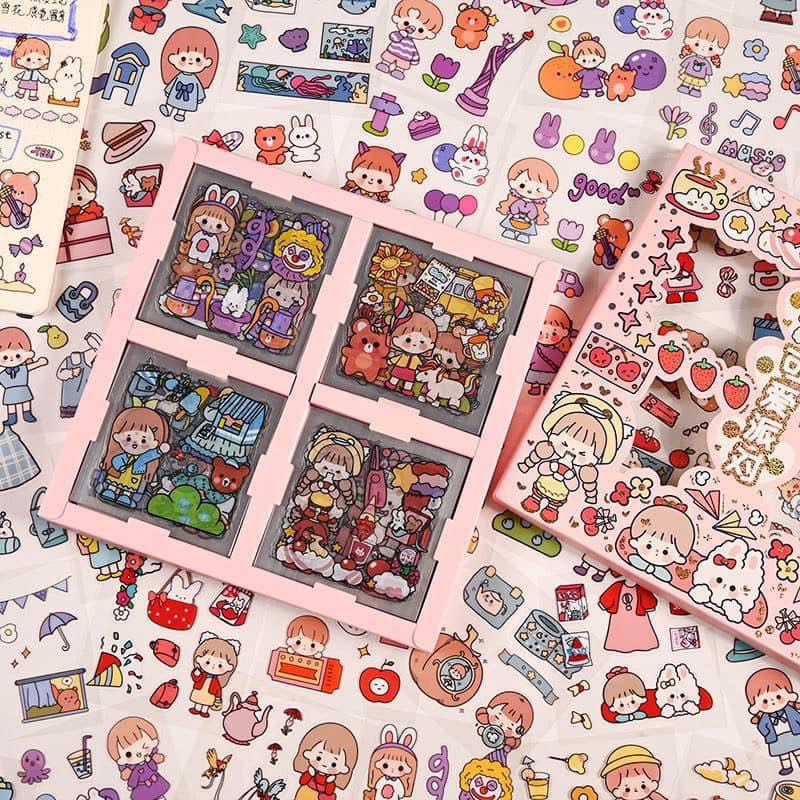 Hộp Sticker 100 Tấm