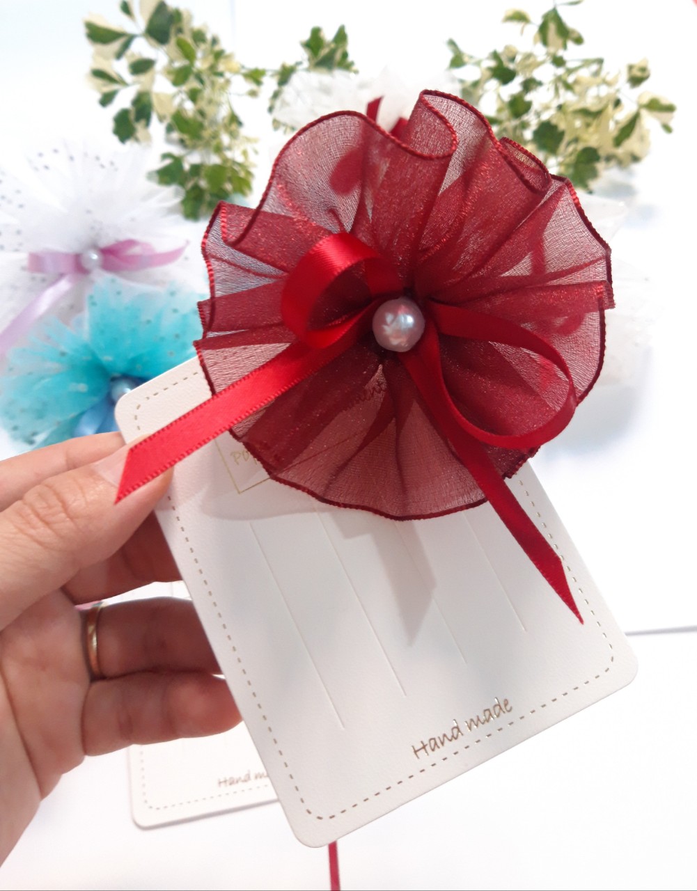 set 2 cái kẹp/ cột tóc cho Bé( hình thật)