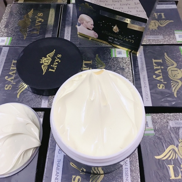 Kem body dưỡng da Livy's Đen