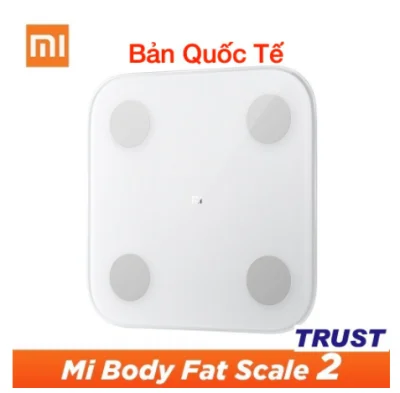 PHIÊN BẢN QUỐC TẾ TIẾNG ANH - HÀNG NHẬP KHẨU CHÍNH HÃNG - Cân XIAOMI Body Fat Scale tester 2 thông minh XIAOMI Mi body fat weigt