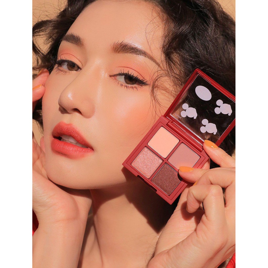 [HCM][100% Authentic] Bảng Phấn Mắt 4 Ô 3Ce Disney Side By Side Vỏ Đỏ