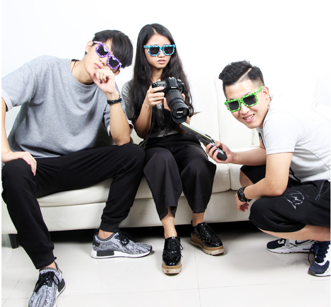 Mắt kính Minecraft cực chất
