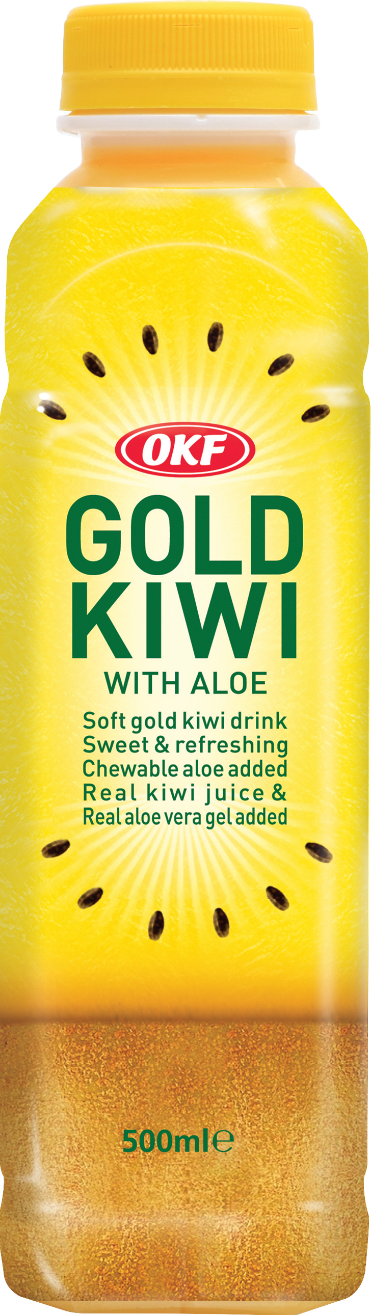 [HCM][THƯƠNG HIỆU OKF] NƯỚC KIWI VÀNG LÔ HỘI 500ml (1 CHAI)
