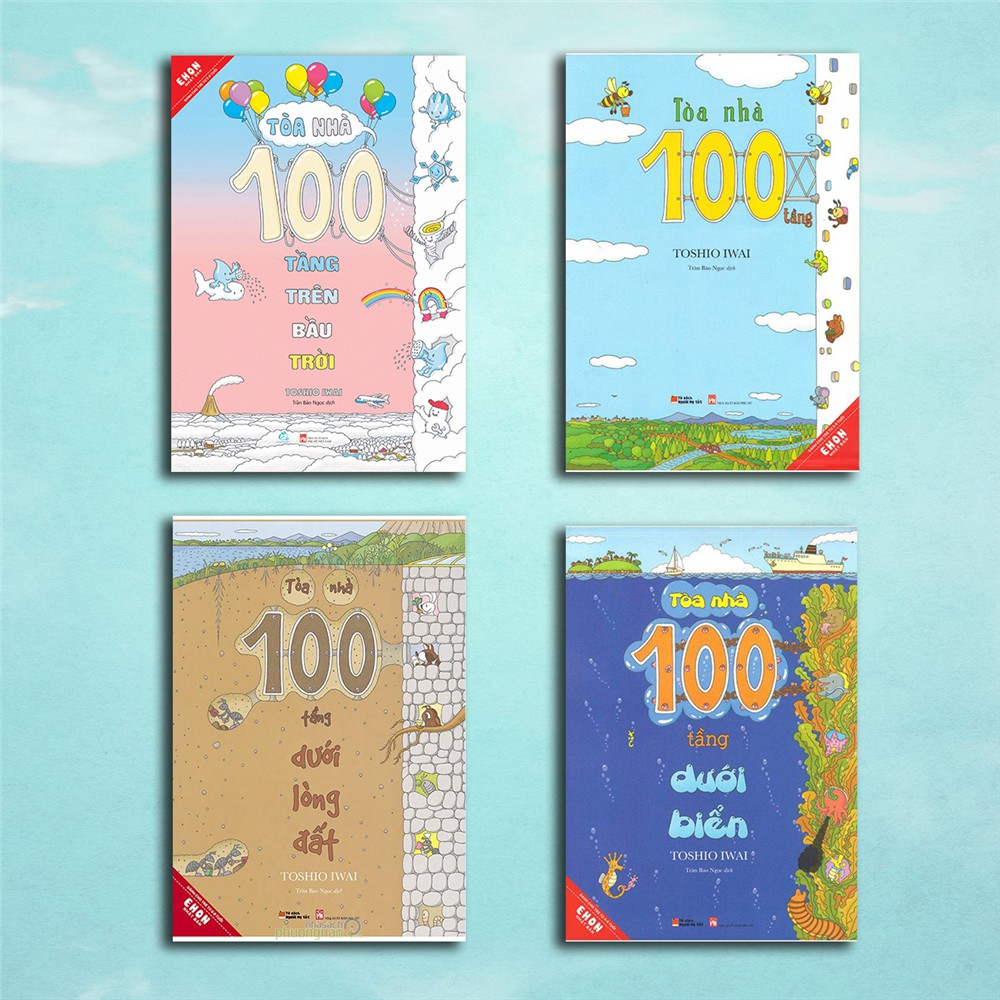 Sách - combo tòa nhà 100 tầng trọn bộ 4 cuốn