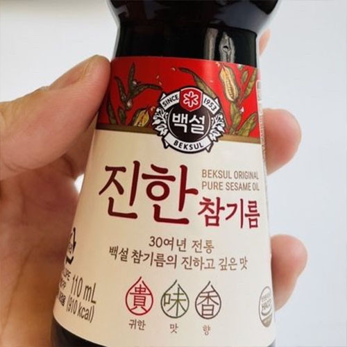Dầu Mè Hàn Quốc Đậm Đặc Beksul chai 110ml / 320ml