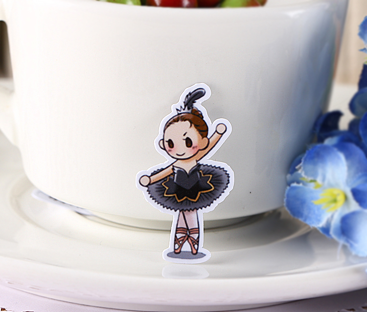 Set sticker cô gái ba lê dễ thương (Hàng có sẵn)