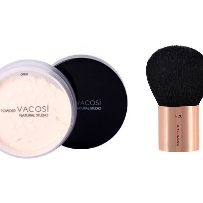 Phấn phủ siêu mịn kiềm dầu VACOSI STUDIO LOOSE POWDER - Pegastore